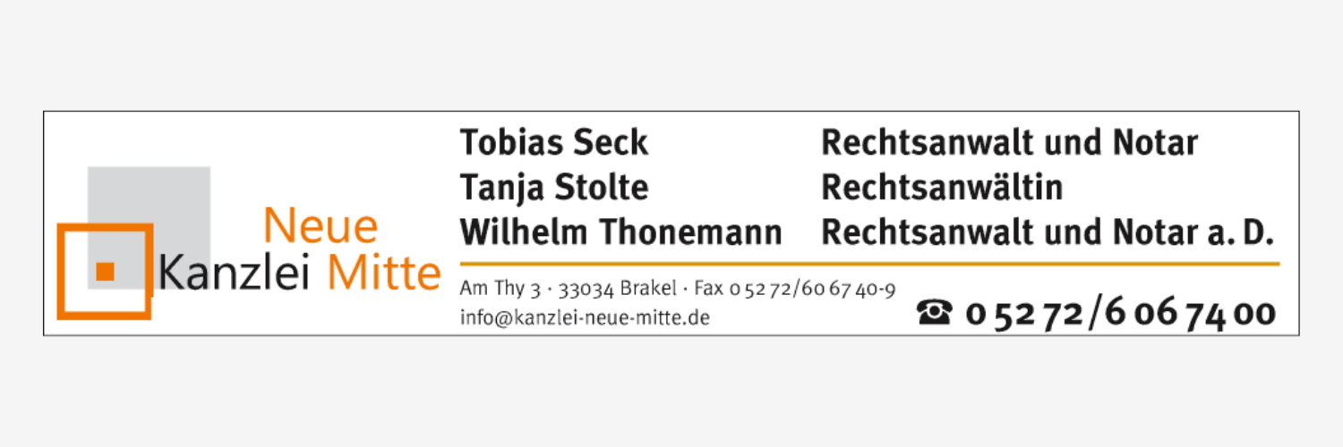 Dies ist das Logo des Sponsors Kanzlei Neue Mitte.