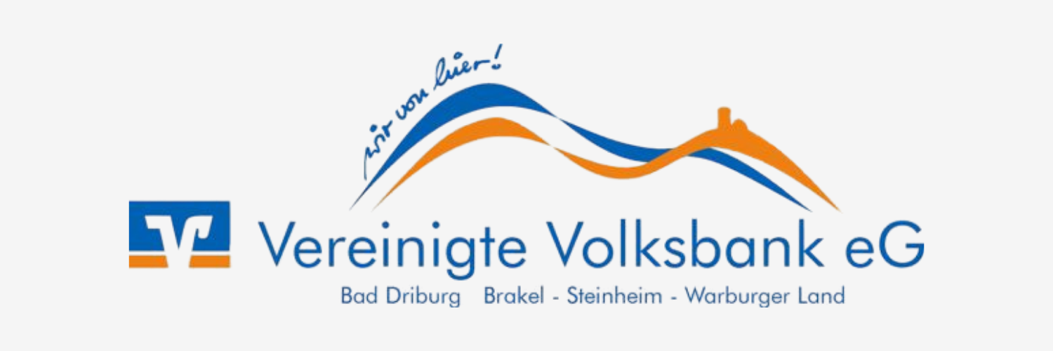 Dies ist das Logo des Sponsors Vereinigte Volksbank.