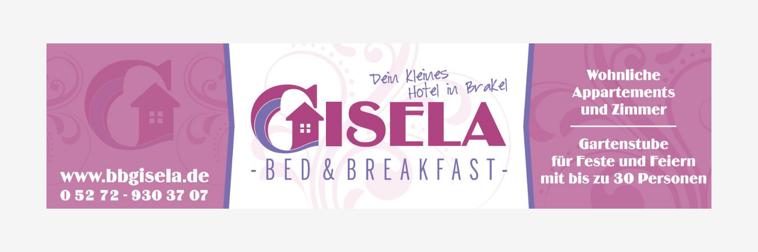 Dies ist das Logo des Sponsors Gisela B&B.
