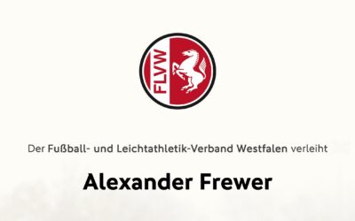 Gratulation an Trainer Alex Frewer