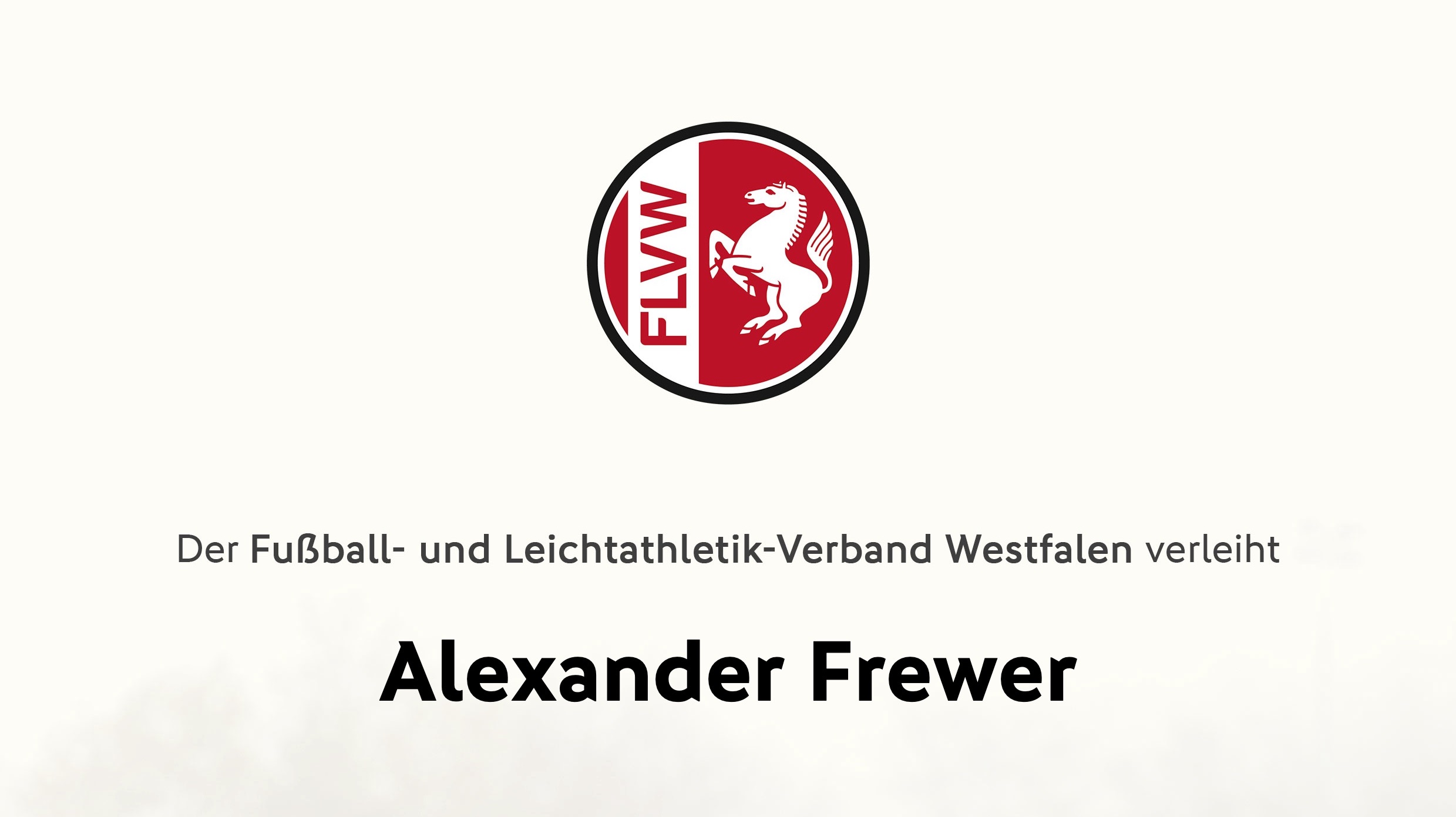 Dies ist eine Grafik zum Jugendtrainerzertifikat von Alexander Frewer.