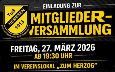 Neuwahlen beim TuS 13 Hembsen